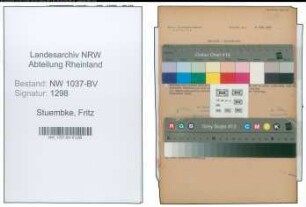 Entnazifizierung Fritz Stuembke , geb. 16.09.1904 (Angestellter)