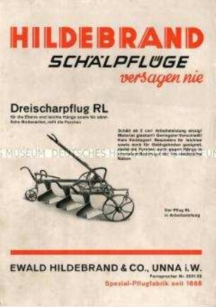 Zwei- und Dreischarpflüge