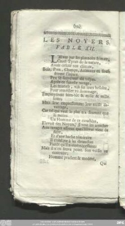 Les Noyers. Fable XII.
