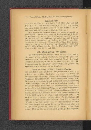 VII. Krankheiten der Leber.