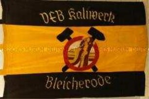 Wettbewerbsfahne des VEB Kaliwerk Bleicherode