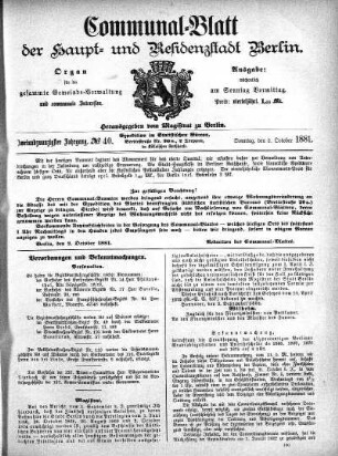 1881,40: No. 40, 2. Oktober 1881