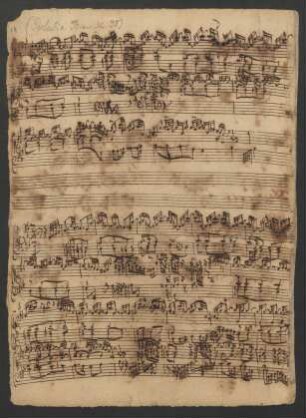 Stücke für Tasteninstrument. Skizzen; clavier; c-Moll; BR-WFB A 54; Fk 29