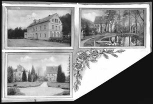 Lungwitz. Gasthaus, Herrenhaus, Damenstift