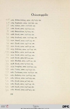 Orientteppiche (Nr. 1063-1195)