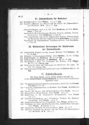 C. Zahnheilkunde