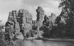 Die Externsteine im Teutoburger Wald. Horn-Bad Meinberg