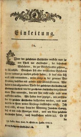 Paulin Erdts kurzgefaßte gelehrte Geschichte der christlichen Religion : Worinn die Denkungsart der wahren und Afterphilosophen vom Anfange bis auf unsere Zeiten gründlich vorgestellet wird. Mit Anmerkungen, 1