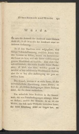 Würde