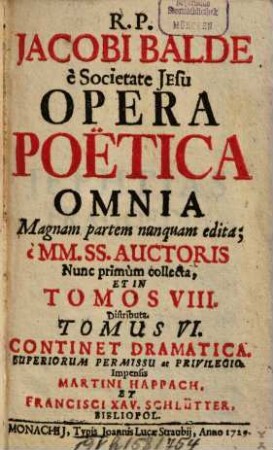 Opera Poetica omnia. 6