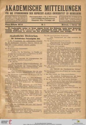 Nr. 5 (6. Februar 1918)