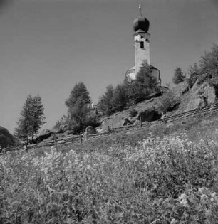 Sölden. Kirche