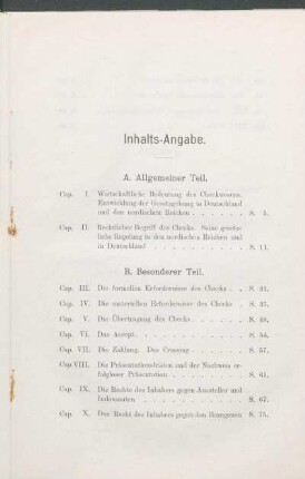Inhalts-Angabe.