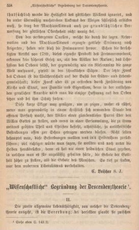 558-569 "Wissenschaftliche" Begründung der Descendenztheorie : Fortsetzung