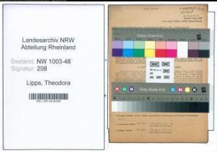 Entnazifizierung Theodora Lipps , geb. 15.09.1909 (Lehrerin)