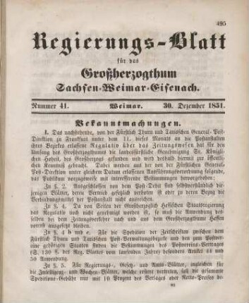 Nr. 41 : 30. Dezember 1851