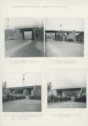 Bahnbrücke Beethovenstraße, ohne Datum