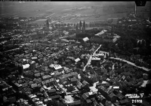 Bad Homburg v.d. Höhe, Innenstadt mit Schloss, Erlöserkirche und St. Marien