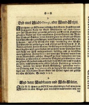 4. Eyd derer Kindfrauen und Wehe-Mütter.