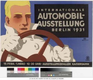 Originaltitel: Internationale Automobilausstellung Berlin 1931 19. Februar - 1. März 1931