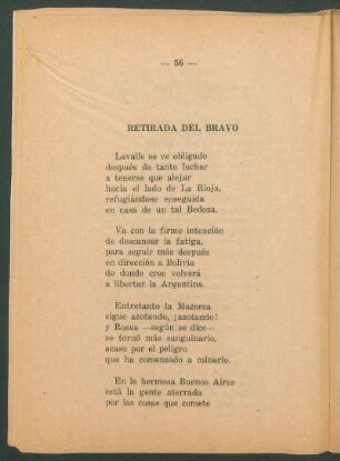 Retirada del Bravo