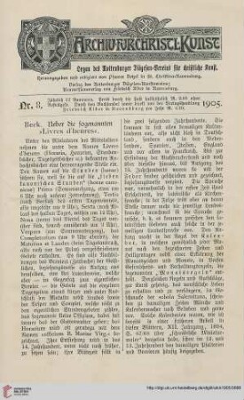 23: Ueber die sogenannten "Livres d'heures", [1]