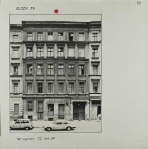 Fotografie: Naunynstr. 72, um 1981