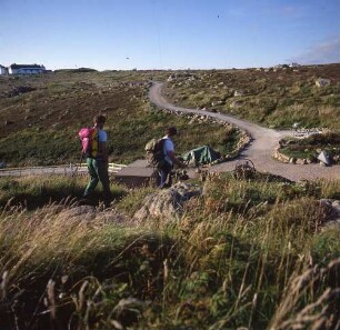 Großbritannien. Cornwall. Küstenpfad, der rund um die Insel führt