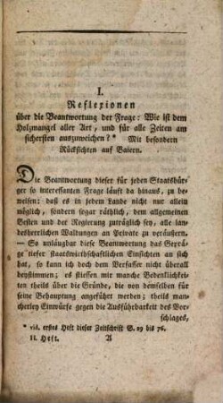 Der Förster, oder neue Beyträge zum Forstwesen. 1,2. 1798