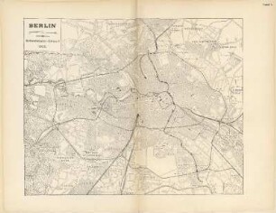 Tafel 1. Berlin. Schwebebahn-Entwurf 1905