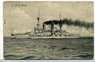 Das Linienschiff "Wettin"