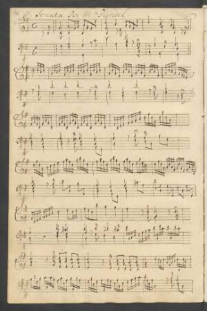Sonaten; cemb; G-Dur; HWV 579