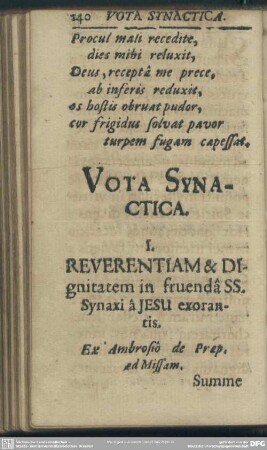 Vota Synactica