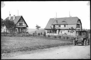 Oberbärenburg. Häuser