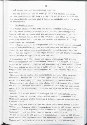 9. Blå Blusen Och Det Kommunistiska Partiet.