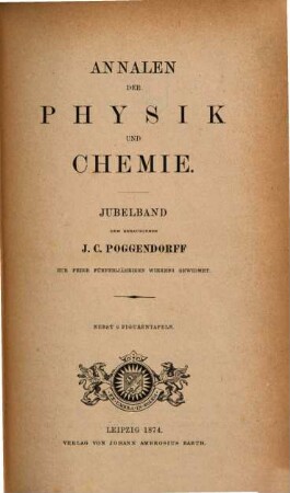 Annalen der Physik. Ergänzungsbände. 6, a. 1874