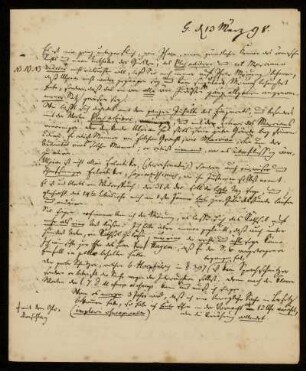 41: Brief von Johann Christoph Koch an Gustav Hugo, Gießen, 13.3.1798