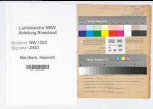 Entnazifizierung Heinrich Berchem , geb. 17.02.1897 (Amtsinspektor)