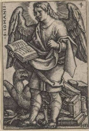 Der Evangelist Johannes, aus der Folge der vier Evangelisten