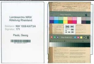 Entnazifizierung Georg Pauls , geb. 08.09.1892 (Lehrer)