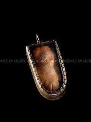 Amulett in Form einer Zunge, Nepomukszunge