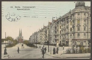 Ansichtskarte Fontanepromenade mit Melanchtonkirche [2/2]