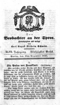 50. Stueck, 13. Dezember 1847