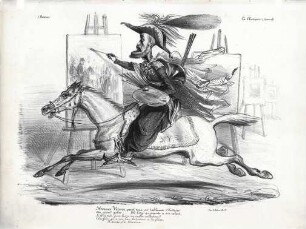 Horace Vernet [Le Charivari]