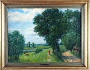 Deich bei Achthöfen, um 1910 (O. Herrfurth)