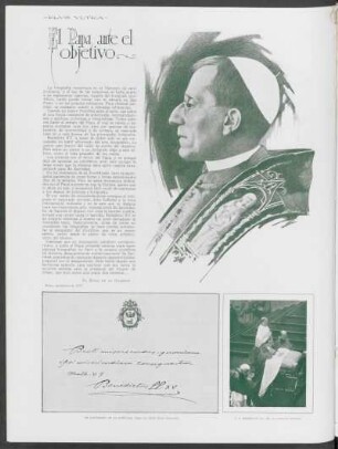 El Papa ante el objetivo