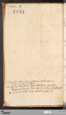 [handschriftliche Notizen]