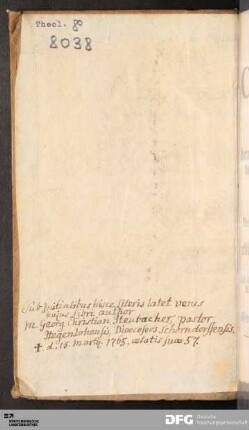 [handschriftliche Notizen]
