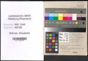 Entnazifizierung Elisabeth Bohren , geb. 14.12.1902 (Verwaltungsangestellte)