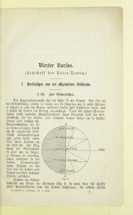 Vierter Kursus. (Lehrstoff der Unter-Tertia.)